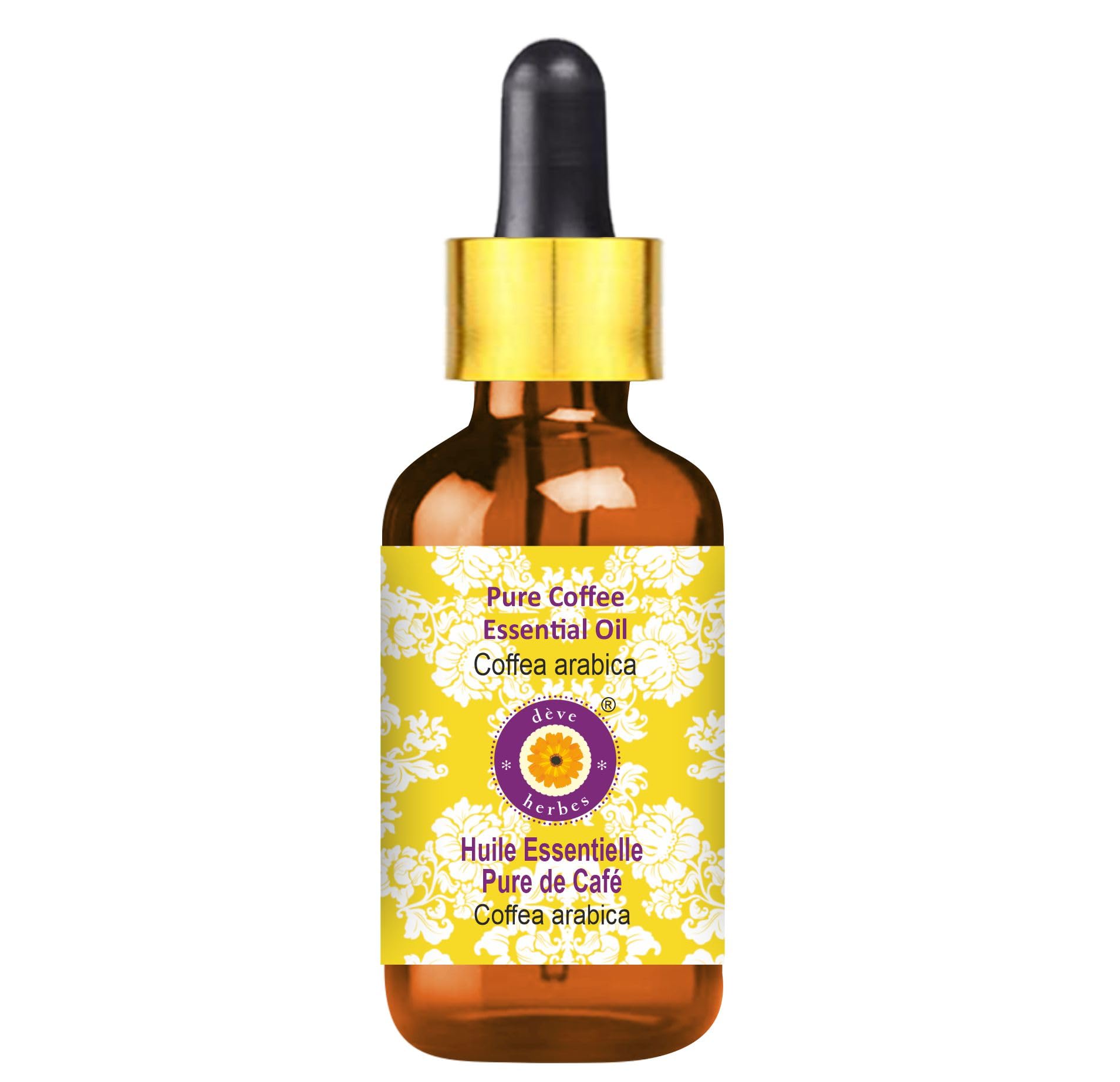 Deve Herbes Coffee Essential Oil (Coffea arabica) with Glass Dropper Pure | Non-Sticky | Non-greasy | Lightweight | Men & Women | All Skin Types | Steam Distilled 15ml-image-9