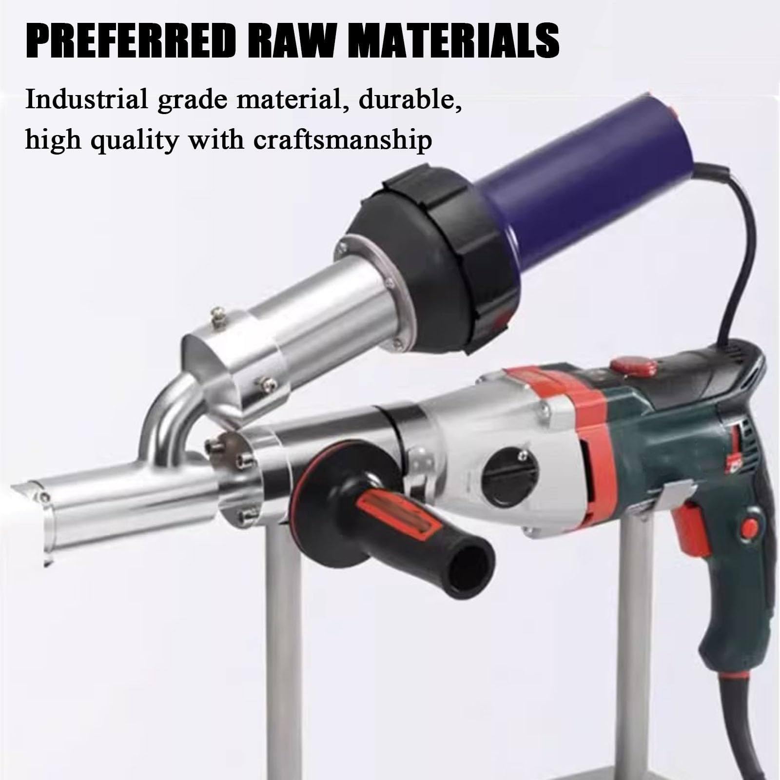 Pistola Soldadora De Extrusión Manual De 1300 W, Máquina Soldadora De Plástico con Clavos Térmicos, Pistola Soldadora De Plástico para Soldar Tuberías Hdpe PP O Tanques De Agua