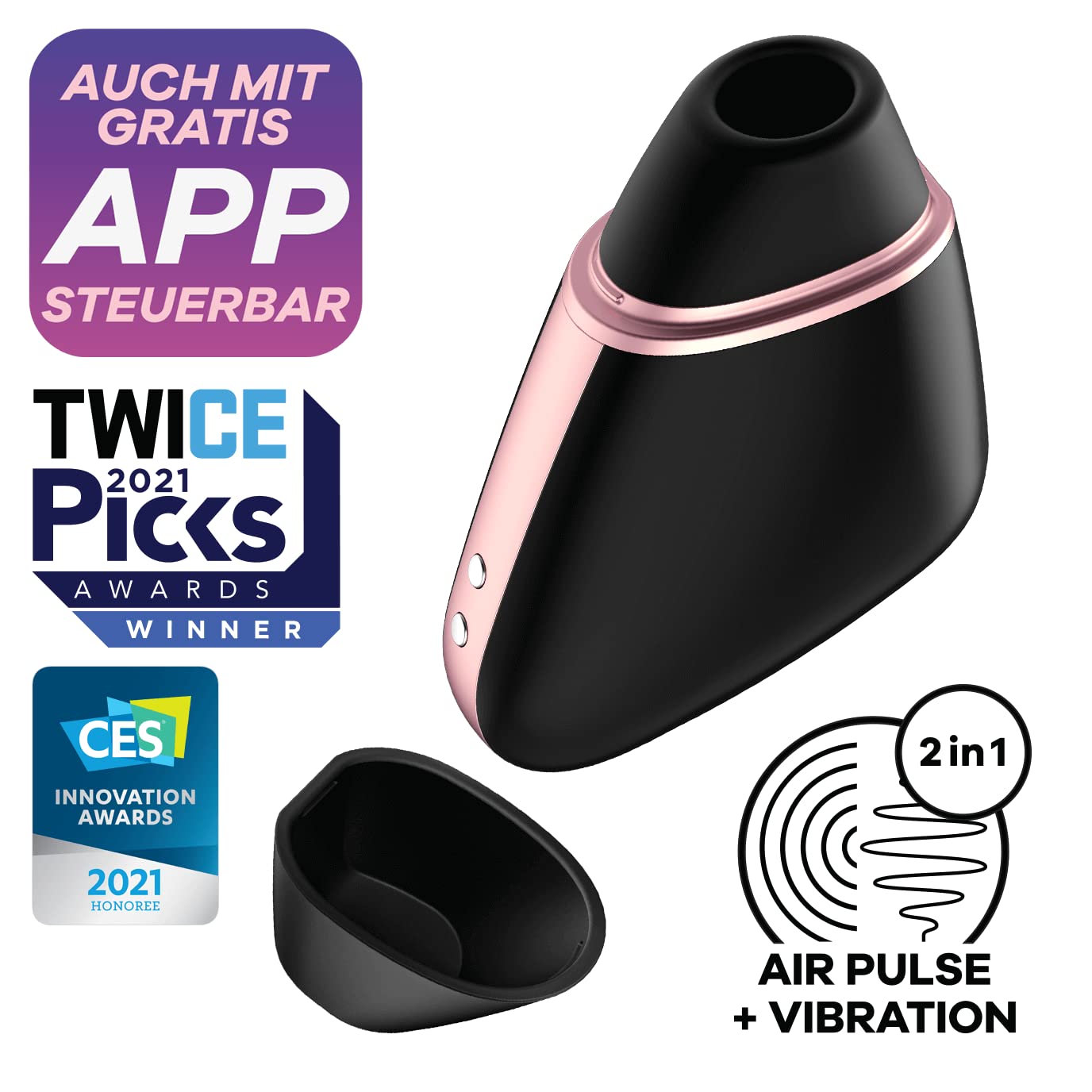 Satisfyer Love Triangle Connect App Klitoris-Sauger für Damen | Vibrator