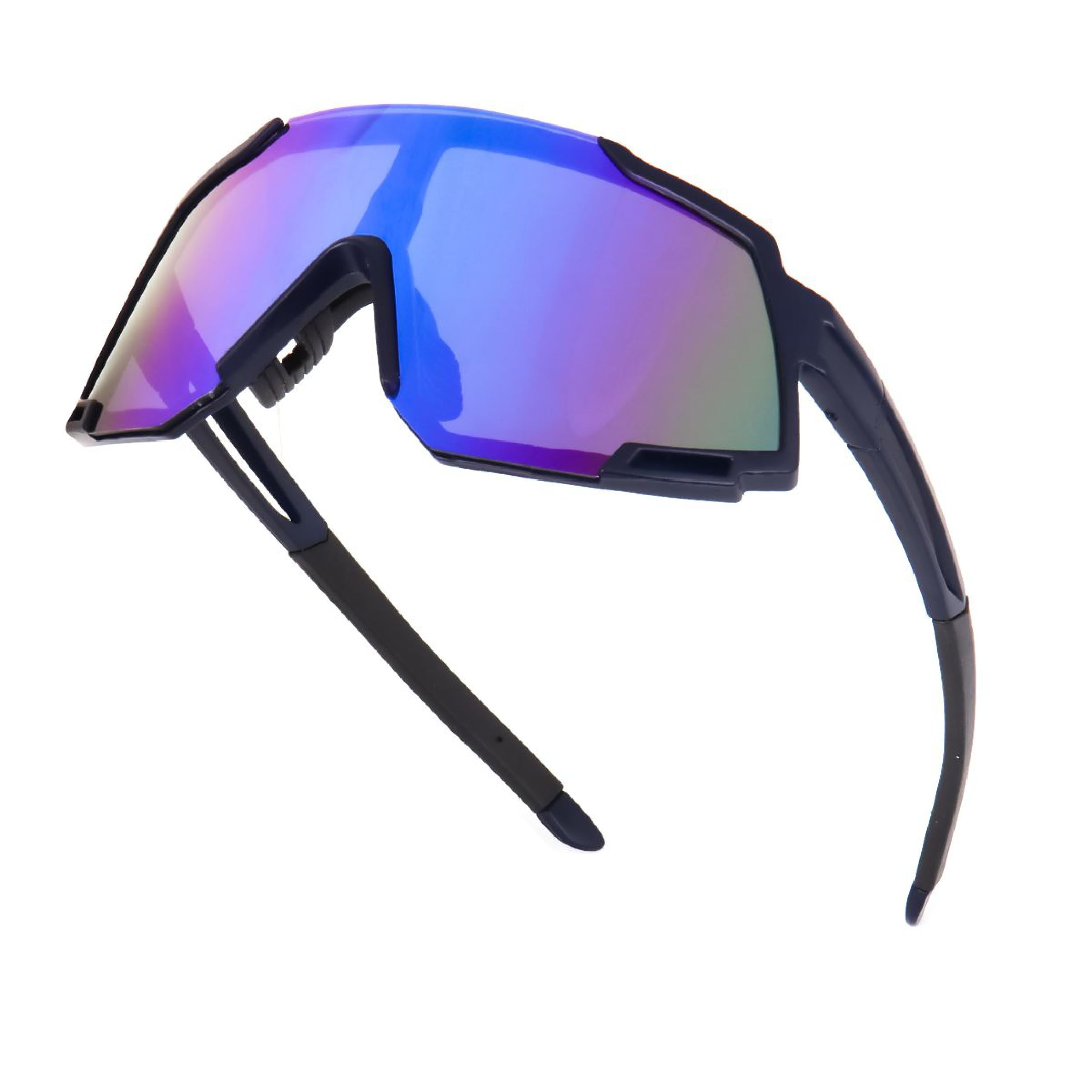 Dervin Gafas de sol deportivas de una sola pieza con visera de gran tamaño, no polarizadas, para hombres y mujeres, para críquet al aire libre, ciclismo, senderismo, pesca