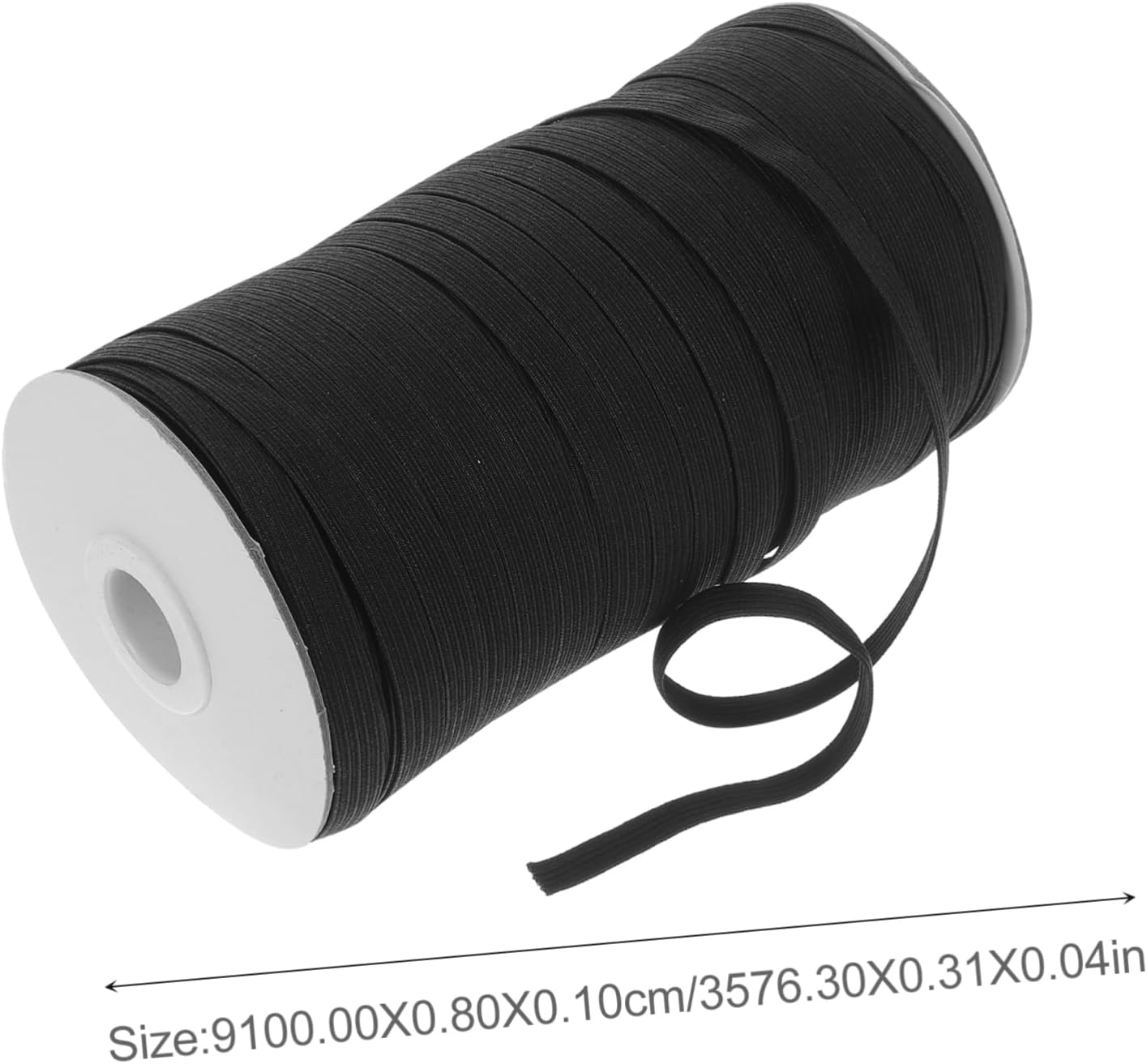 1roll Black Stretchable Sewing Elastic Band for Waistbands Necklines Skirts and Craft Projects Versatile Easy to Cut for Sewing Enthusiasts