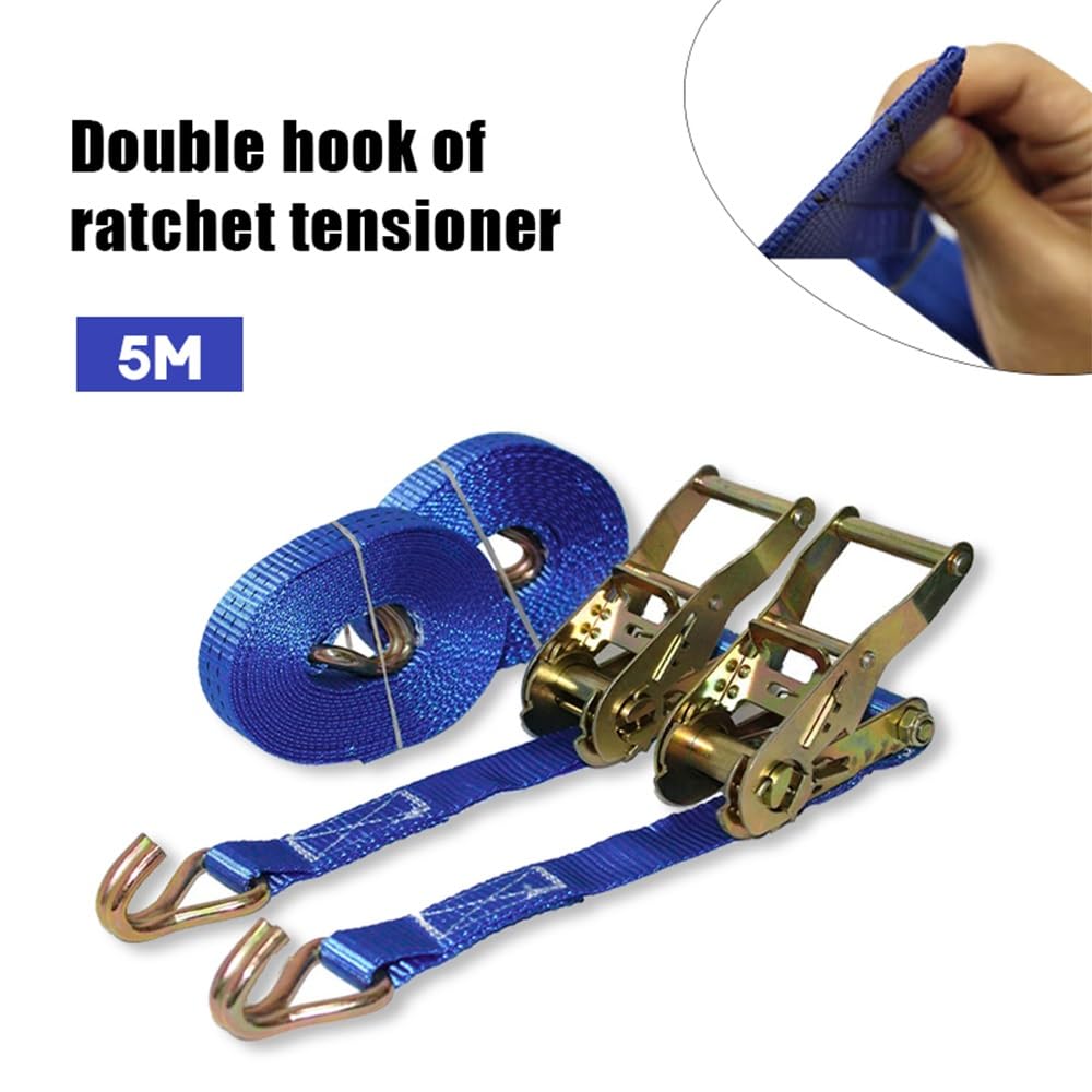 Zurrgurt, Ratschengurte 1pc 5Meter LKW-Zurrgurte Handliche Gurte Verdickte Auto-Umreifung Gurtspanner Bindung Umreifungsspanner(1pc Skeleton)