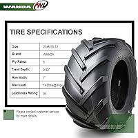 Vista 54 de WANDA One 18x7.50-8 Lawn Mower Cart Turf Tires P332 /4PR