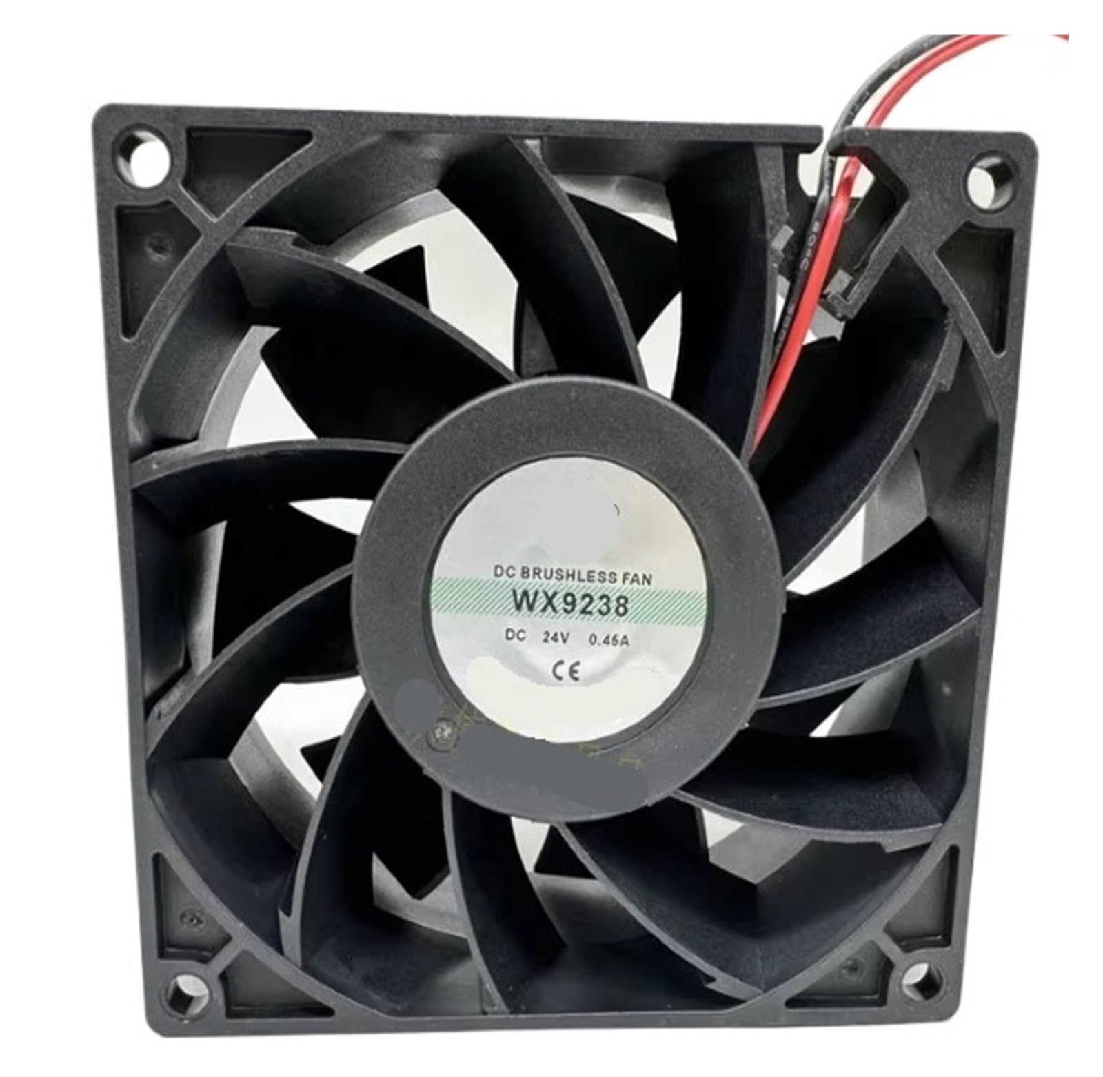 YMUGUEGH WX9238 DC24V 0.45A 9038 9CM 2-wire Cooling Fan(2-wire)