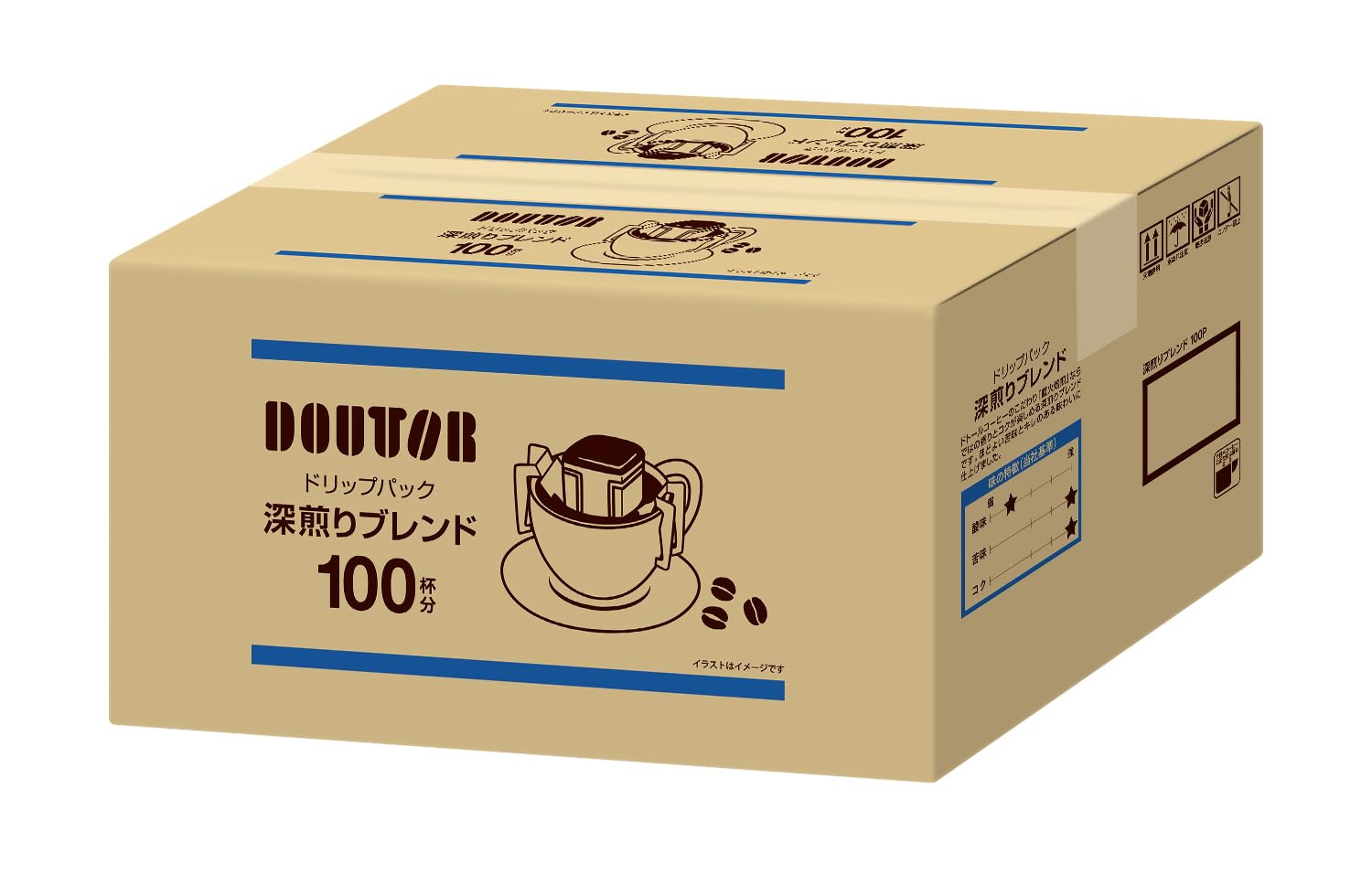 ドトールコーヒー ドリップパック 深煎りブレンド 100杯分
