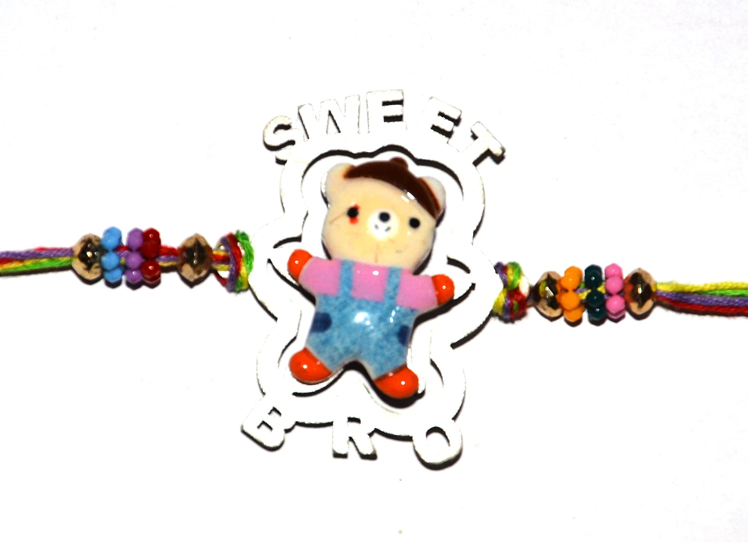 shyam ji rakhi for Kids Brother | Wood kids rakhi | beautiful multi cartoon print rakhi | Set of 1 | DSE - 1 (Sweet Bro) (B097711DLH) Amazon Price History, Amazon Price Tracker