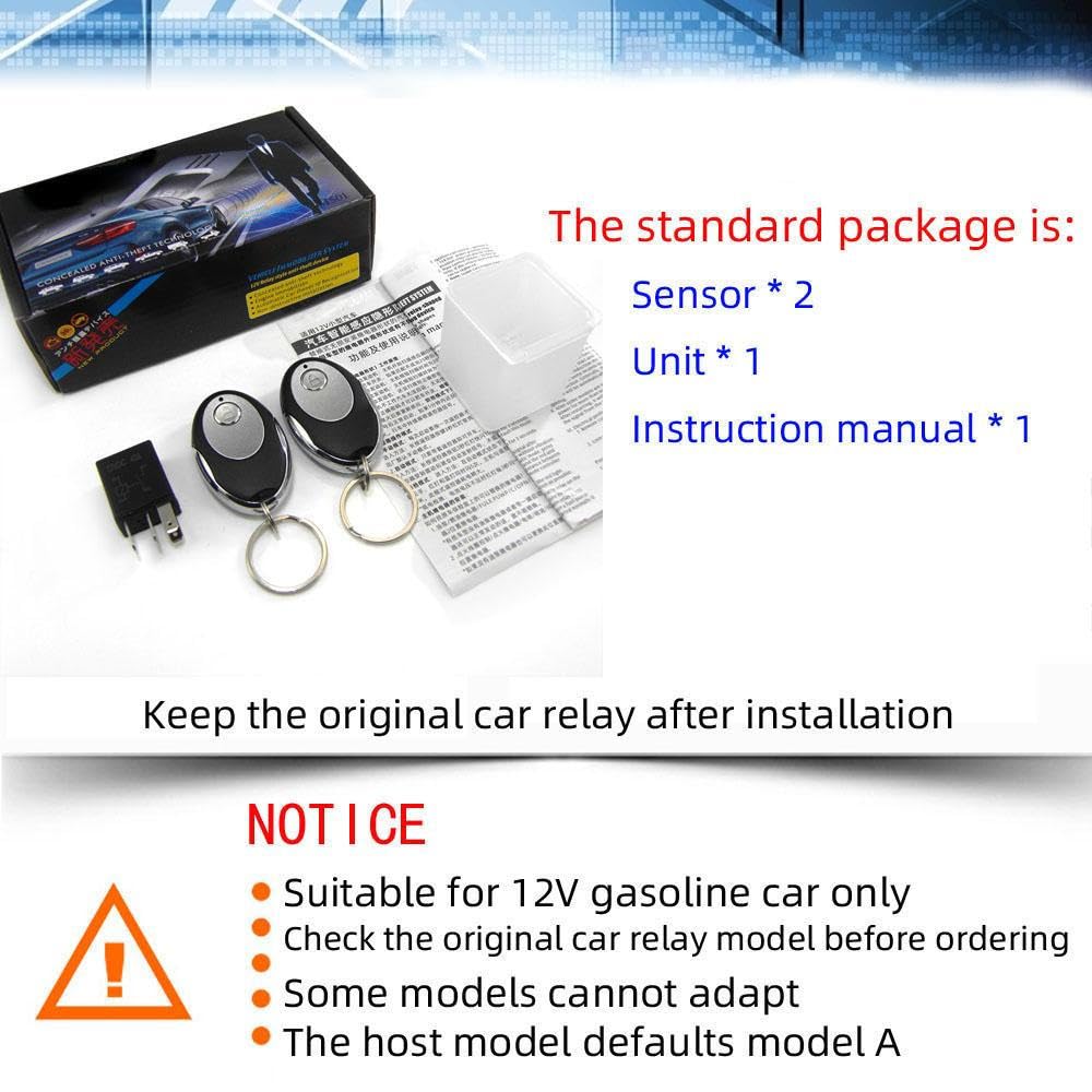 DC12 V, blocco antifurto, interruttore universale per pompa 'olio | kit sensore per auto, antifurto di relè per motori auto DC12 V, protezione per la guida