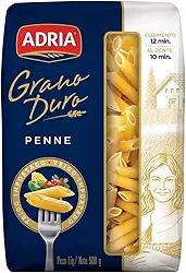 Adria Macarrão De Sêmola Grano Duro Penne Pacote 500G