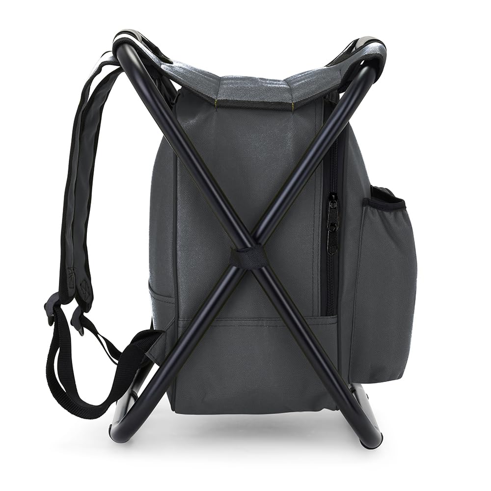 Livoo – Chaise Sac à Dos Isotherme SEP140G – 3 en 1, 15L, Jusqu’à 150 kg, 600D, Gris