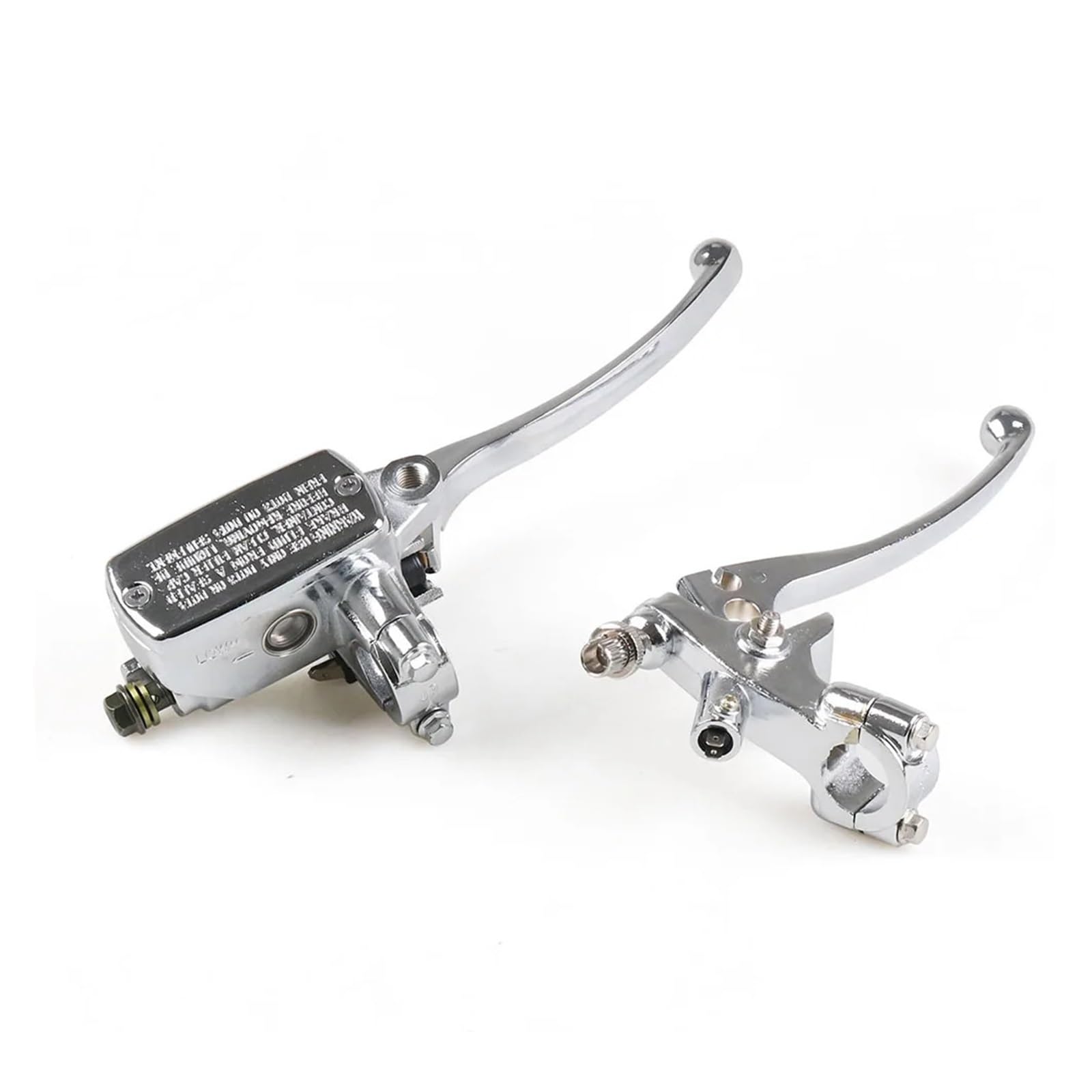 KTEBNWOSD Motorcycle 7/8" 22MM Handlebar Master Cylinder Hydraulic Brake Control with Clutch Lever Brake Clutchs Levers