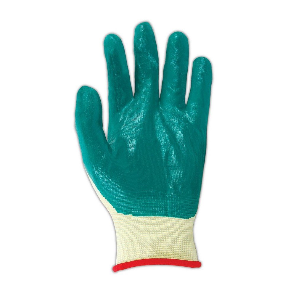 SHOWA Best Glove Nitric-Flex Lite 4500 Nitrile Palm Coated Gloves, 7