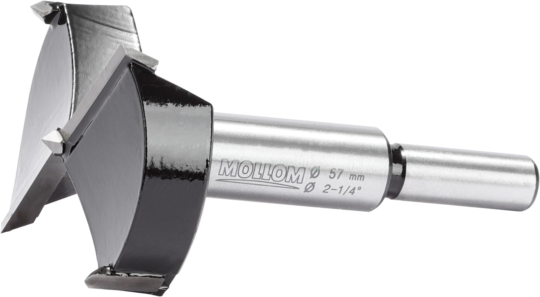 2-1/4" (57mm) Forstner Drill Bit for Precise Woodworking with Durable YG8 Carbide Thickness of 2.0mm,This Hinge Cutter Tool is Ideal for Hard Wood, Plastic, Plywood