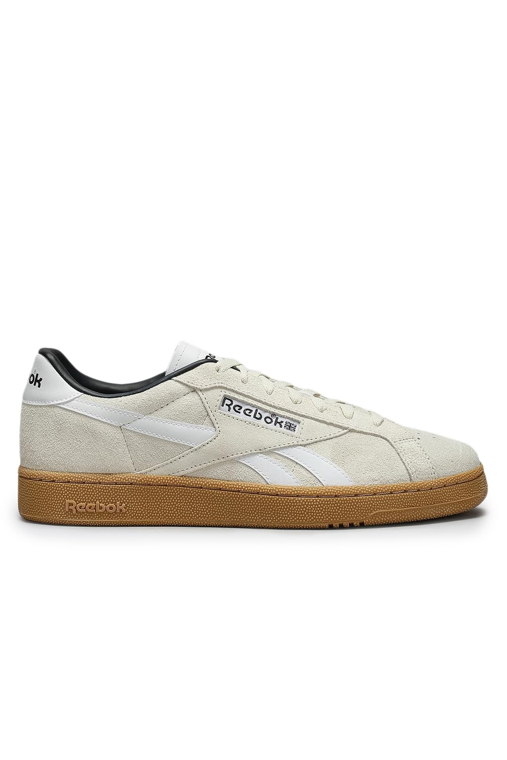 Reebok Unisex Club C Grounds UK Trainers, Alabaster/Chalk/Gum, 45 EU