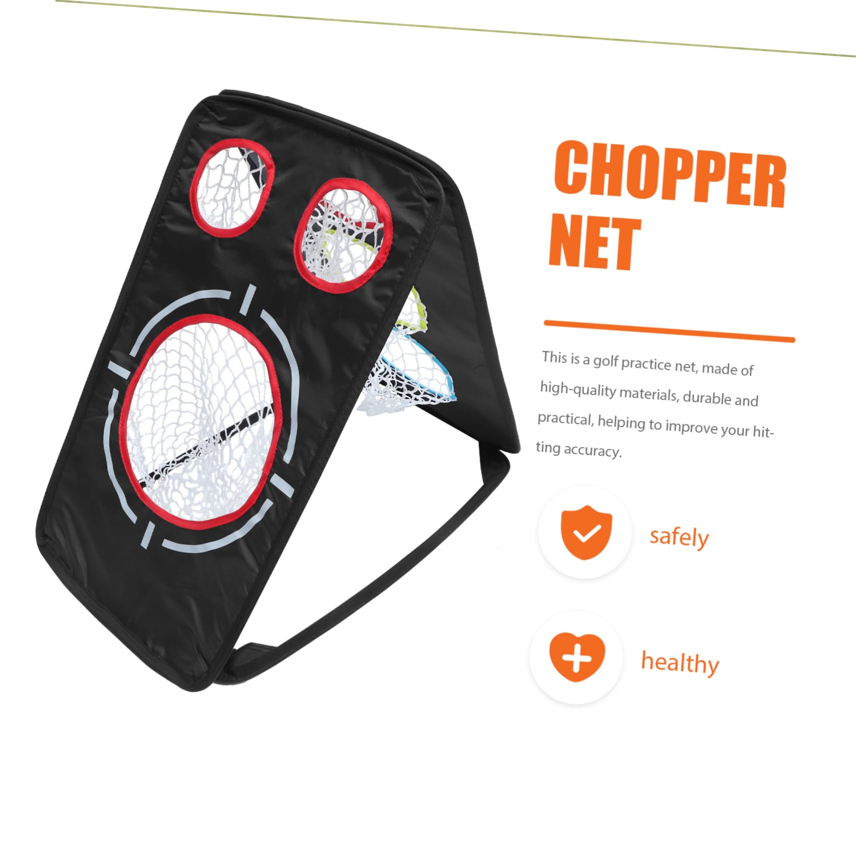 Balacoo Folding Chipping Net Practice Mat for Golf Training Portable Easy Setup for Beginners Enthusiasts for Swing Accuracy Friendly Matches