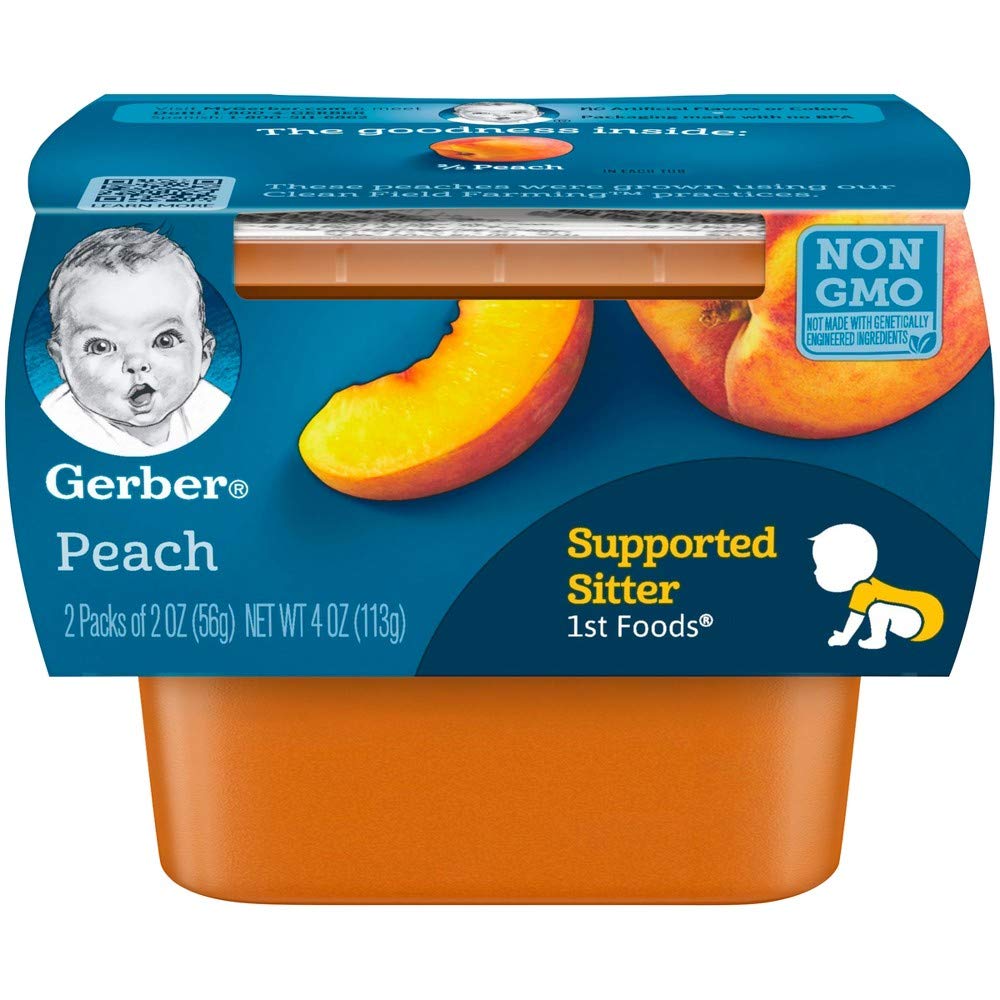 Gerber+1st+Foods%2c+Peach%2c+4+OZ