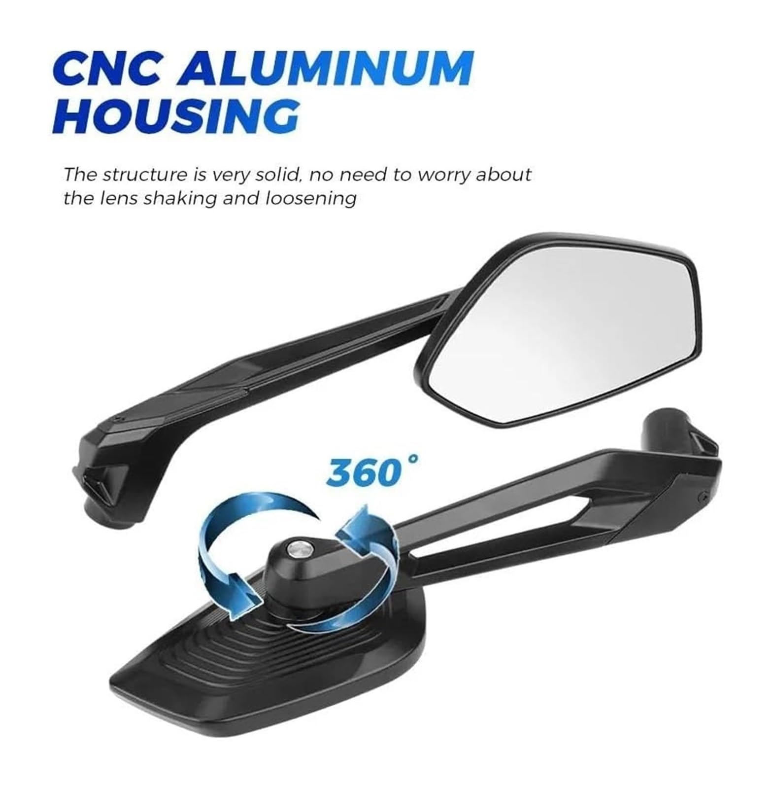 Motocicleta para BMW R 1250 GS F850GS R1200GS LC ADV para R1250 2023 Accesorios Espejo Retrovisor Lateral Motocicleta Adventure Espejo Retrovisor(CNC)