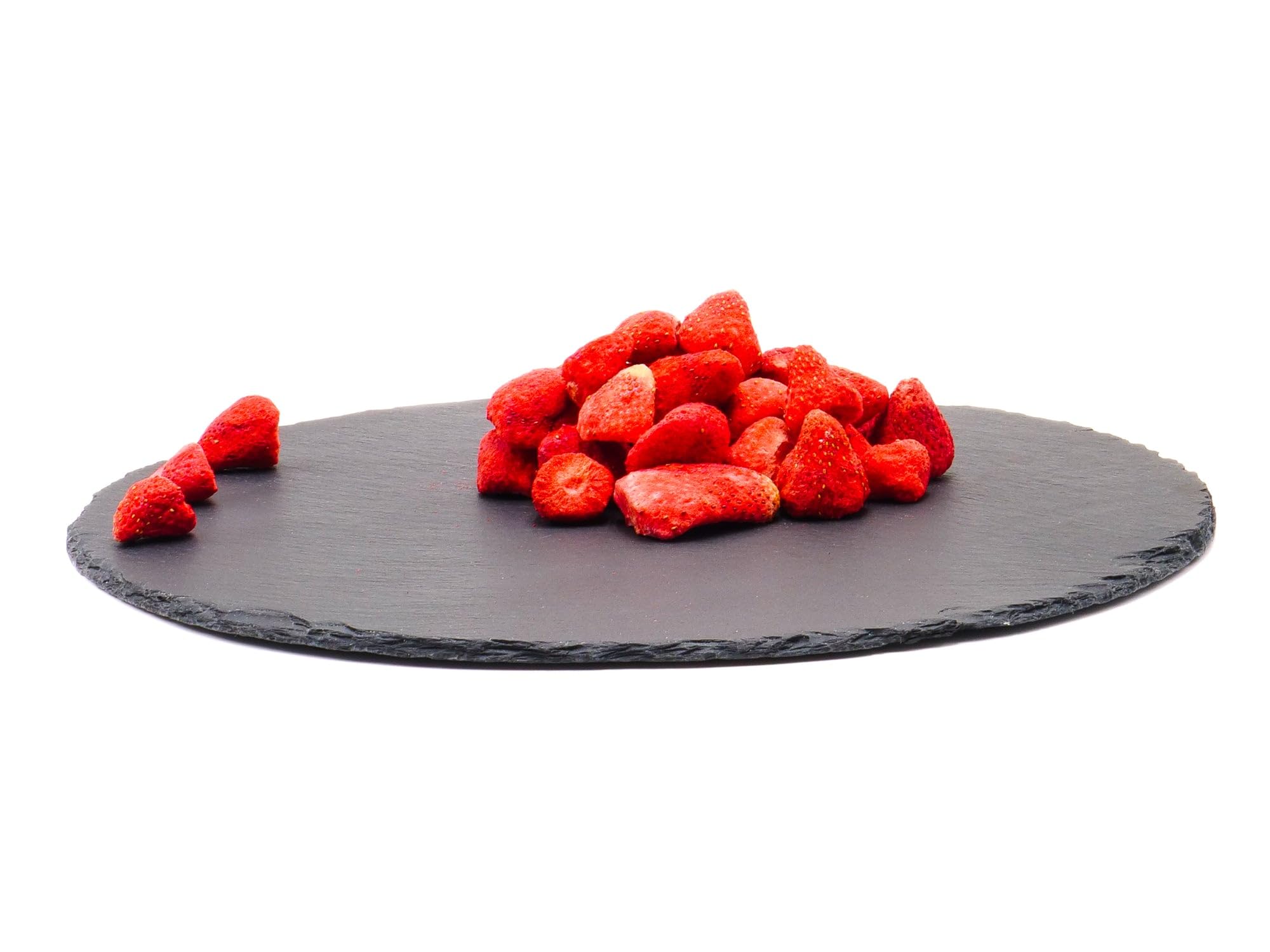Erdbeeren gefriergetrocknet ohne Zusätze 500g | getrocknete Erdbeeren ganz ohne Zucker | 40g/100g/250g/500g | Trockenfrüchte Naturbelassen | Backobst | Trockenobst | Dörrobst ungesüßt