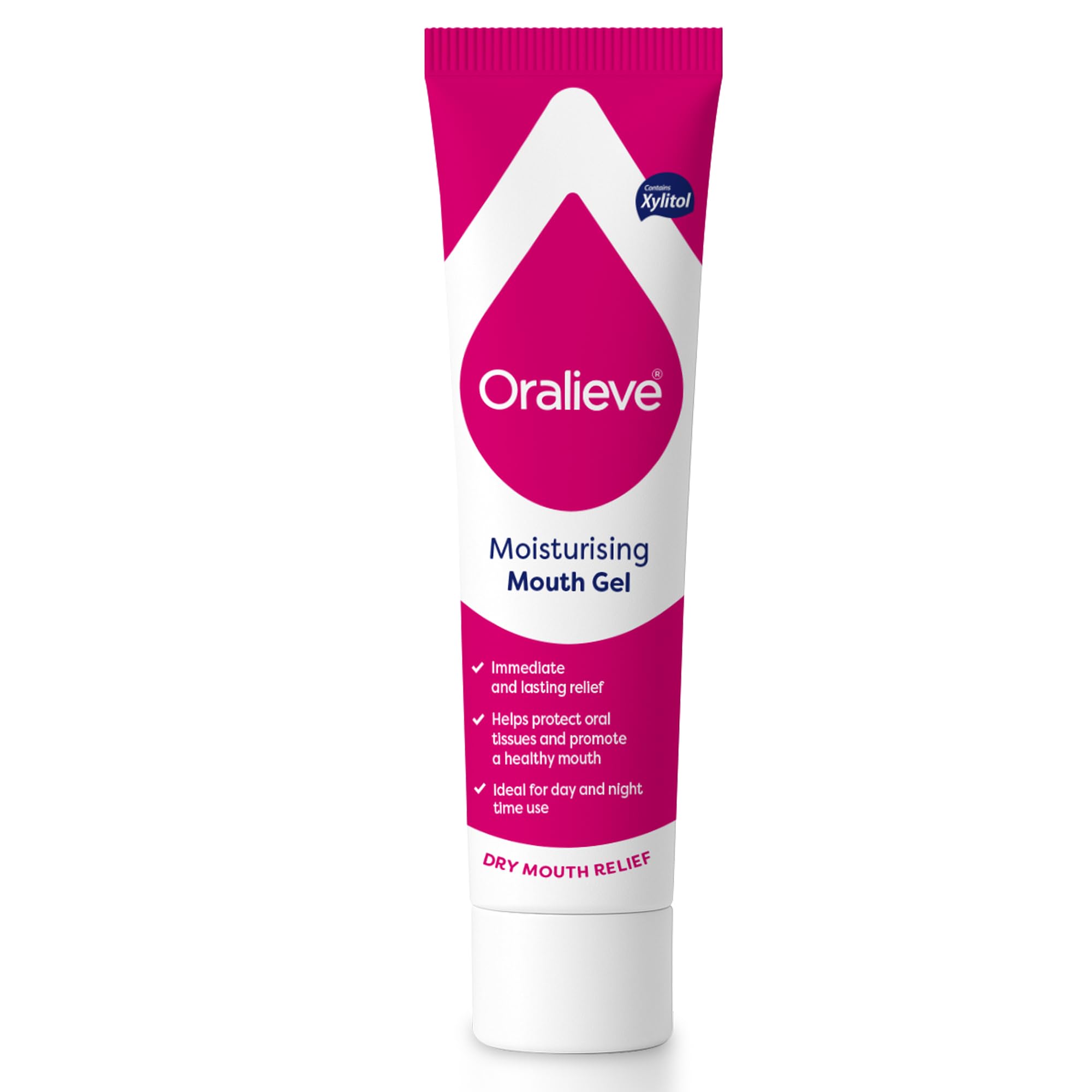 Oralieve Moisturising Dry Mouth Relief Gel (1 x 50ml), Hydrating Gel for Sore, Dry, Sensitive Mouths with Xylitol to Protect Teeth – Genuine Oralieve Solution