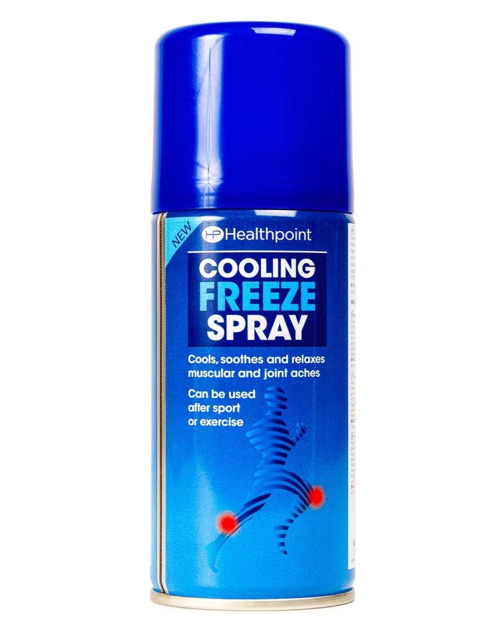 Healthpoint Freeze Spray 125ml – Fast Acting Cooling Spray for Sports Injuries, Muscle & Joint Relief