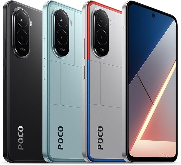 XIAOMI POCO M7 - Smartphone de 8+256GB, Cámara Dual de 50MP con AI, Pantalla inmersiva de 6,9” FHD+, Snapdragon 685, Carga rápida de 33W y Reversible de 18W, Cargador no Incluido, Plata (Versión ES) - 2