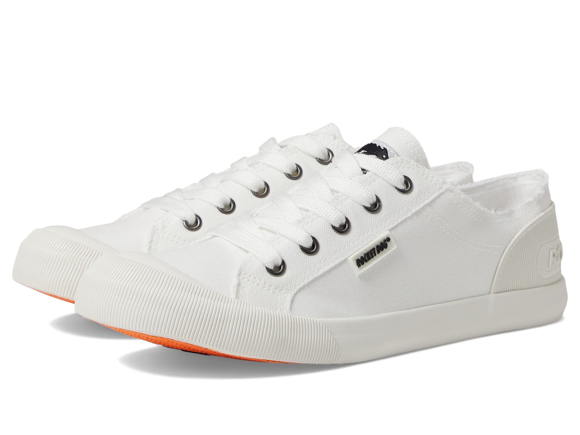 Rocket Dog Women's Jazzin Plush Foam Comfort Sneaker, White, 5.5 UK