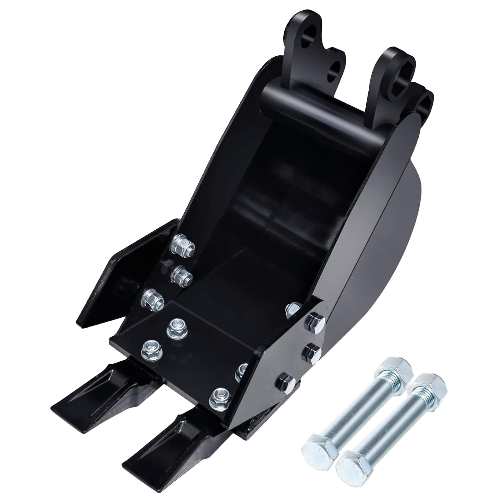 Benna da scavo stretta, 7,87 pollici Escavatore di Trincee Versatile Accessori per miniescavatore da trincea per Scavo in Acciaio Legato con Lame Rinforzate per di e Lavori di Costruzione