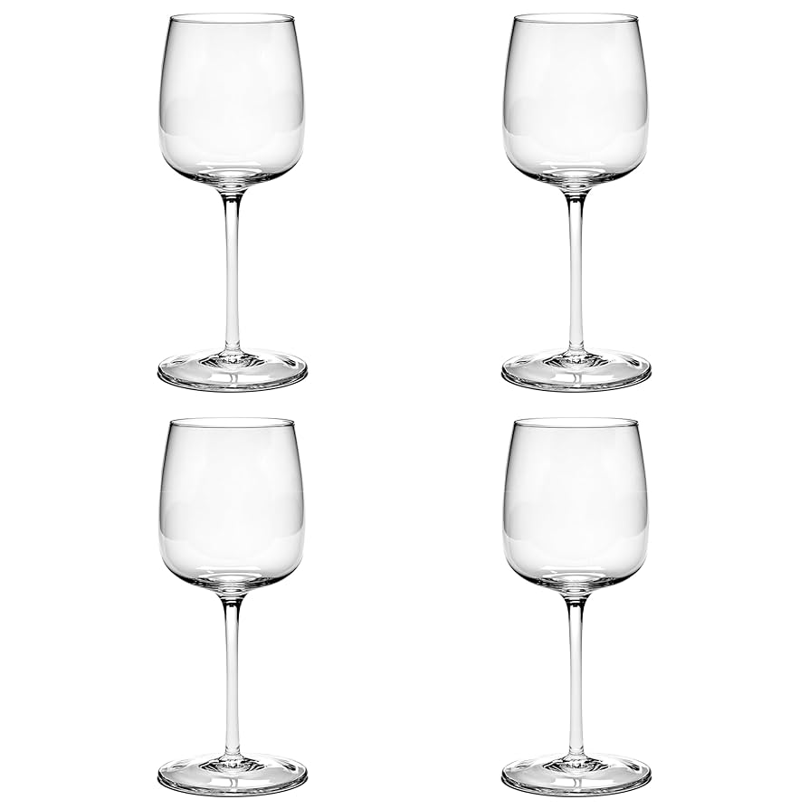 Amazon.com | Serax White Wine Glasses Set of 4 | Passe