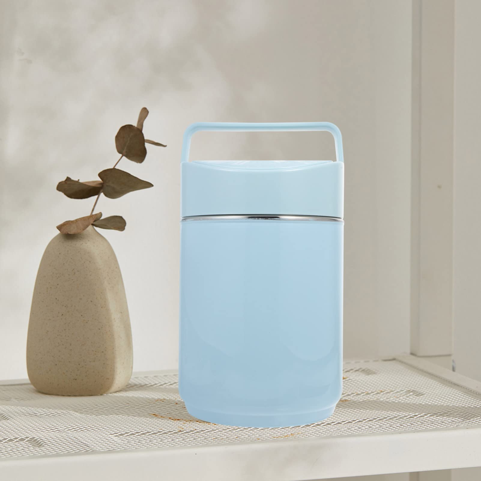 LABRIMP Récipient à Lunch Acier Inoxydable à Couches pour Adultes Boîte de Stockage Alimentaire Pratique Couleur Bleu