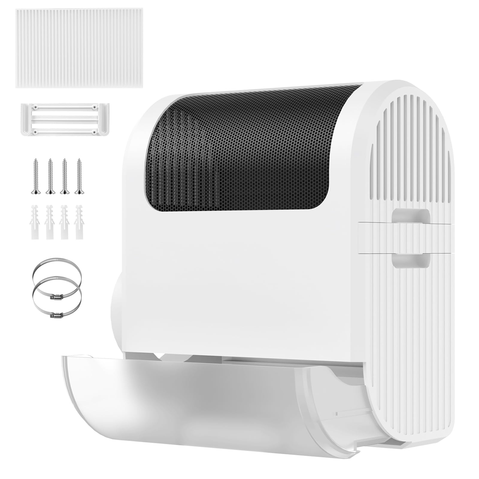 Kit de ventilación para secadora de interior 3 en 1 para sistema de cajón de agua y secadoras de ropa eléctricas con filtro de algodón no tejido de alta resistencia que no deja escapar pelusa ni polvo para secadoras de ropa eléctricas.