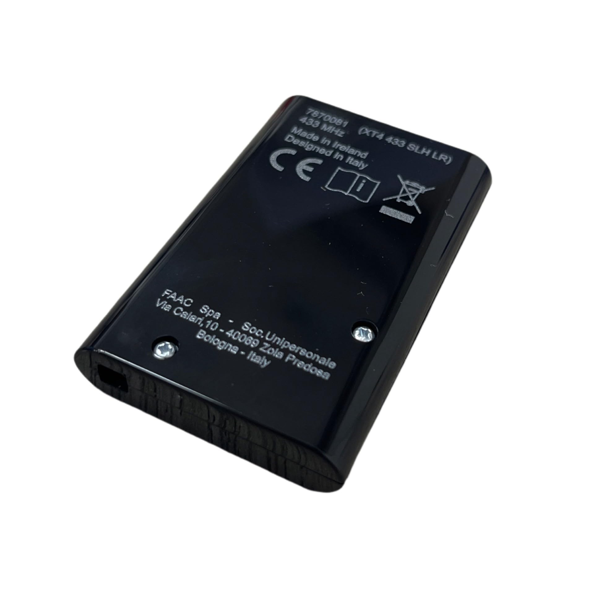 Telecomando Faac SLH LR NERO 4 canali XT4 433 MHz Rolling Code 7870081