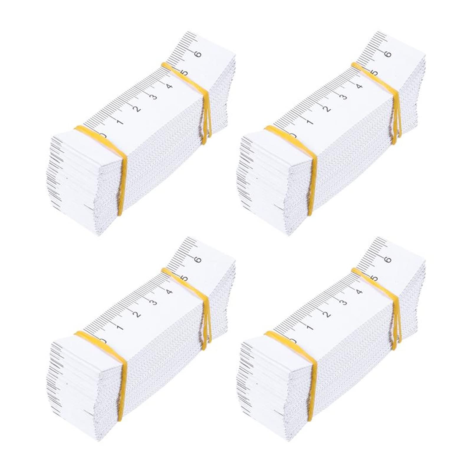 Amazon | Lwenwen Store 100ピースの紙測定テープ使い捨ての両面 