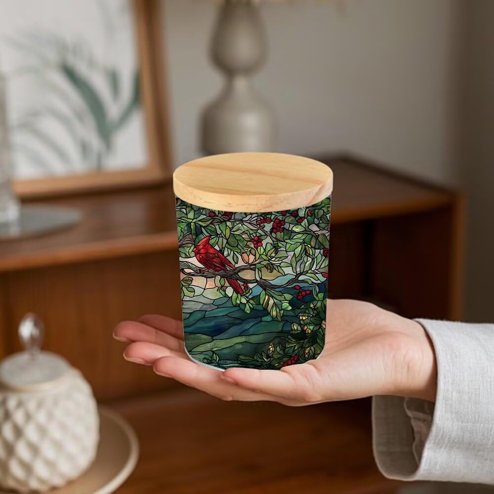 Photophore arbre de vie en verre teinté pour bougie chauffe-plat, porte-bougie cardinal, lampe pour Saint-Valentin, fête, centre de table, salon