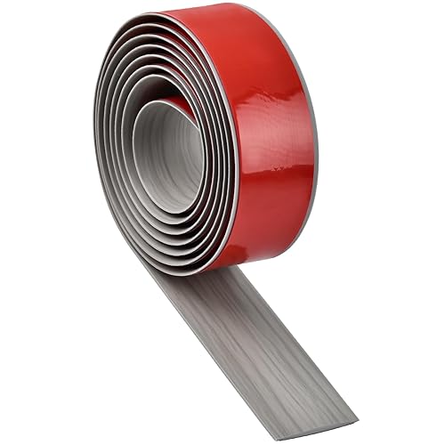 Miniatura 1 de ZGONOUY Tira de transición de suelo autoadhesiva, tiras de transición de piso laminado de vinilo, tiras de borde de puerta de piso de madera para