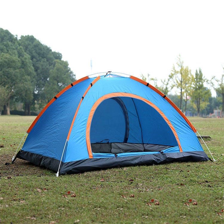6-People Portable Waterproof Dome Camping Tent, Blue and Orange, with Carry Bag-image-43