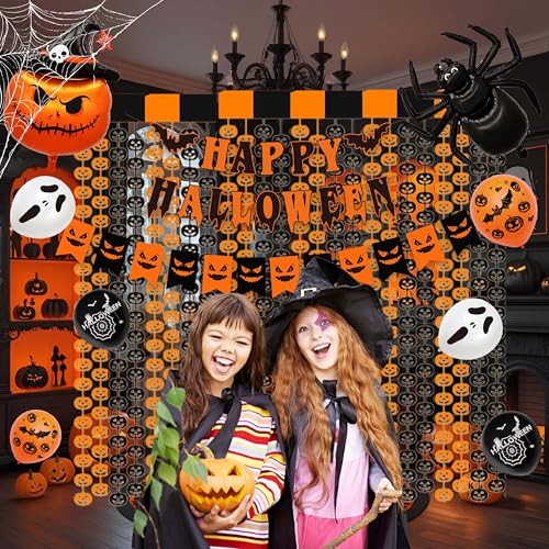 54-Piece Halloween Party Decorations Complete Foil Decor Kit - image 8