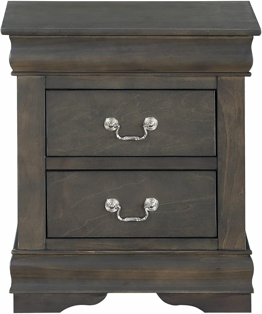 Sophia 2 Drawer Nightstand, Drawers Included Yes, Color