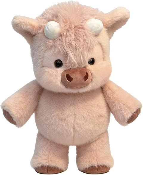 Peluche Di Cinghiale, 45 Cm Vitello Che Corre, Peluche Adorabile Animale DiPeluche, Animale DiPeluche Per Uomini, Donne, Bambini E Ragazzi