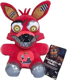 FNAF Five Nights at Freddy's Foxy Plush Toys 18Cm Nightmare Foxy Fox Plush Toy Soft Stuffed Toys Doll Gifts for Children Kids Dpprdl