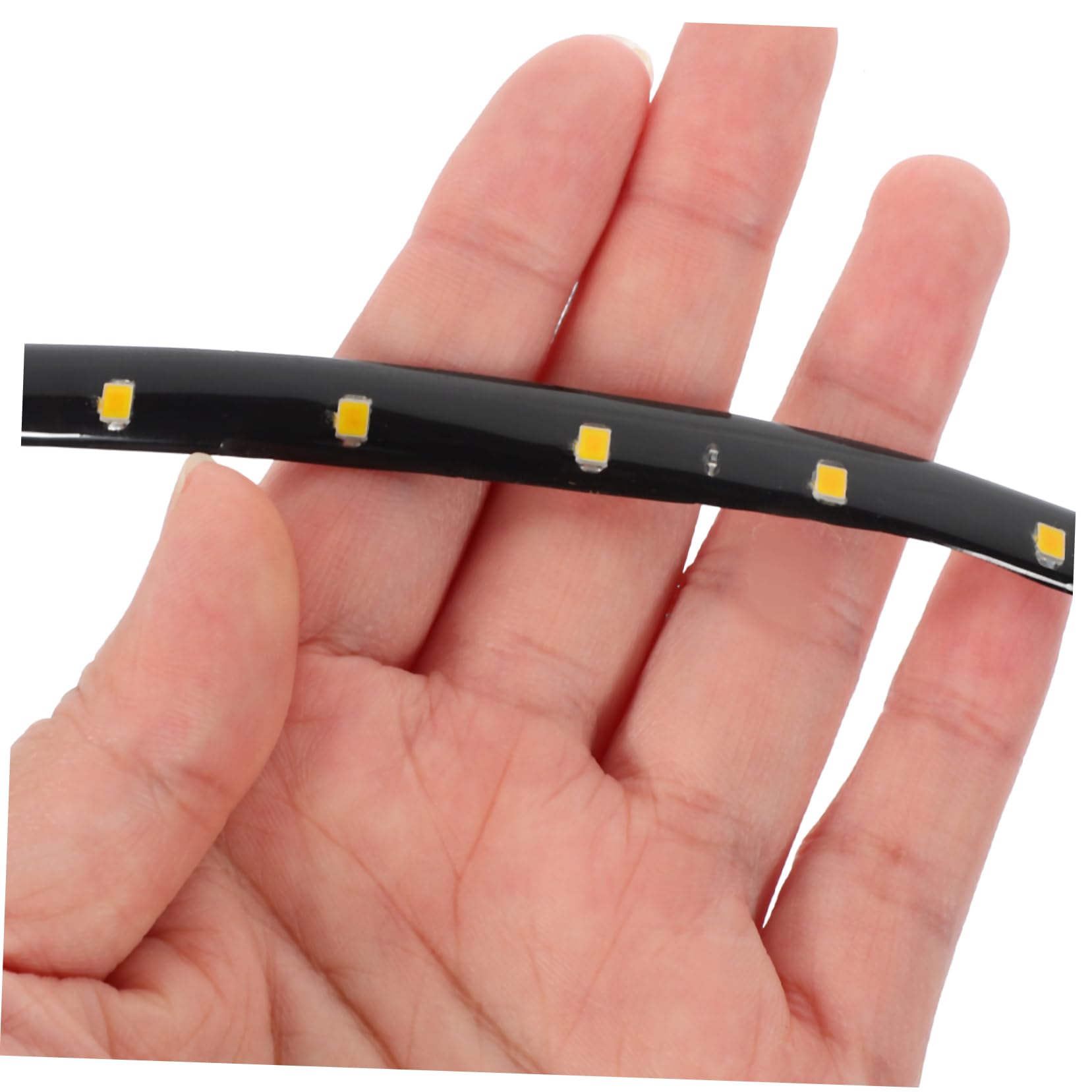 SWOOMEY 4pcs Led Strip Lights for Automotive Use Car Interior Lighting Easy Installation Adhesive Tape Enhanced Visibility for Trucks and Motorcycles