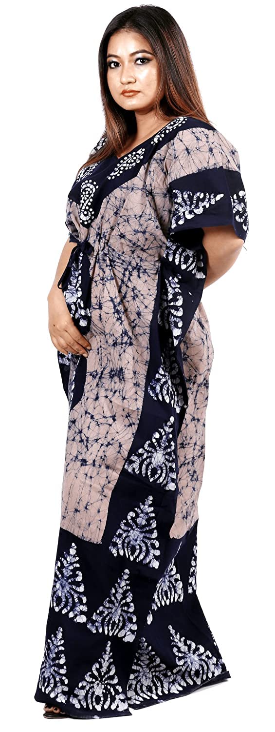 Pure Cotton Maternity Kaftan Gown/Maternity WEAR/Maxi Dresses-image-43