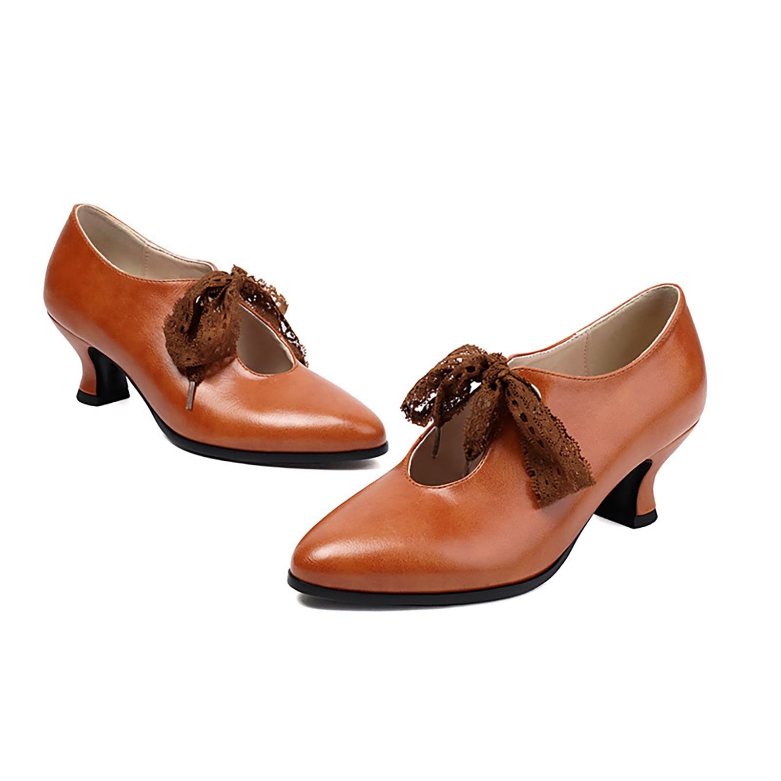 Generisch Damskie buty do noszenia na co dzień, wygodne wzornictwo na koturnie, idealne do noszenia w sukienkach, dżinsach, idealna wysokość obcasa 6 cm