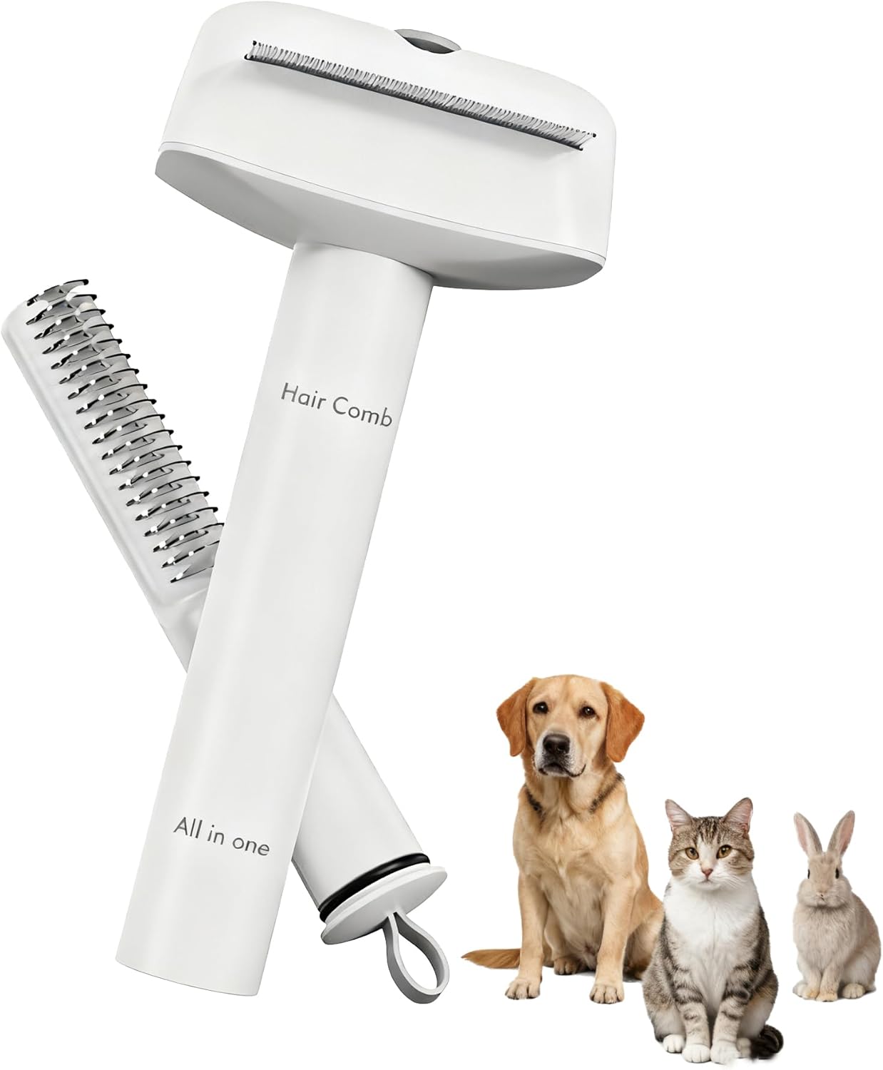 Upgraded 3 in 1 Grooming Kit for Pets, Double-Sided Undercoat Rake for Shedding, Dematting Comb for Cats, Deshedding Dog Brush, Flea Comb, Suitable for Short & Thick Coat, Pet Friendly Teeth Upgraded 3 in 1 Grooming Kit for Pets, Double-Sided Undercoat Rake for Shedding, Dematting Comb for Cats, Deshedding Dog Brush, Flea Comb, Suitable for Short & Thick Coat, Pet Friendly Teeth