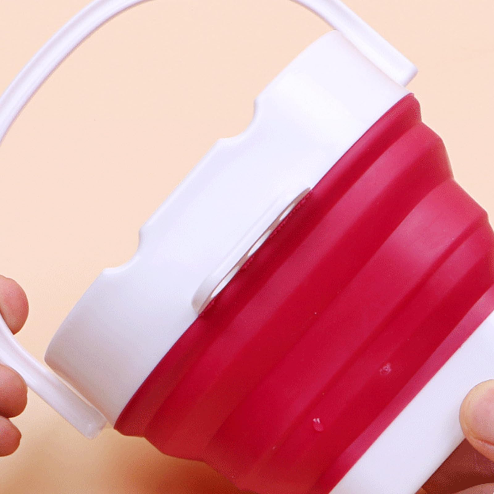 Nettoyeur de pinceaux pour peinture acrylique, aquarelle et peintures à base d'eau - Bassin pliable avec support - Design élégant et tendance