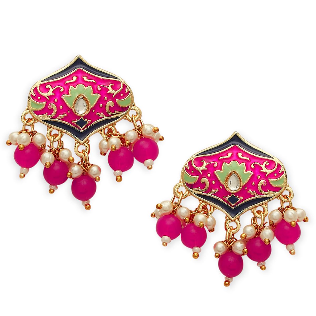 See full amazon price history chart for OOMPH Jewellery Rani Pink Meenakari Ethnic Drop Earrings For Women & Girls Stylish Latest (EHC201_AMR1) OOMPH Jewellery Rani Pink Meenakari Ethnic Drop Earrings For Women & Girls Stylish Latest (EHC201_AMR1) (B0CG6DHCYL) Amazon Price History, Amazon Price Tracker