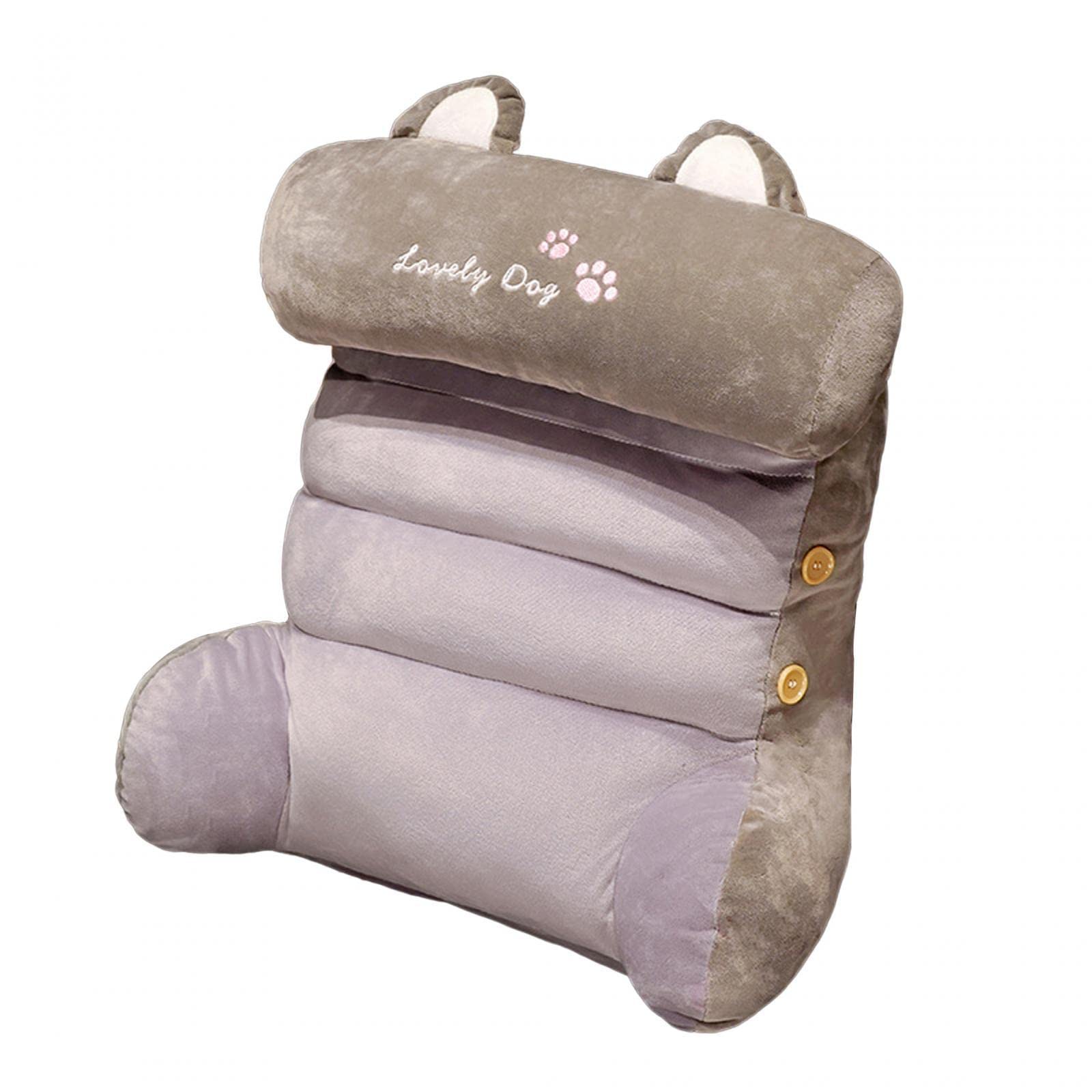 Coussin de lecture ergonomique soulagement lombaire avec accoudoirs
