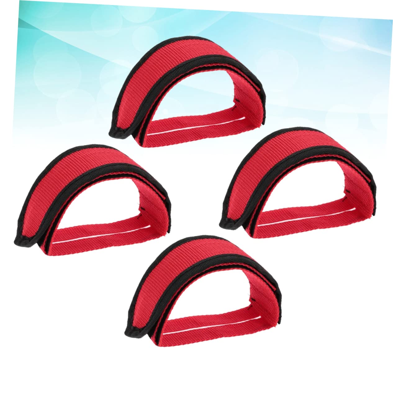 VANZACK Pedales de Puntera Clips de Pedal de Bicicleta Pedales Ciclo Correas de Bicicleta Correas para Pedales de Bicicleta Correas para los de los pies de Bicicleta