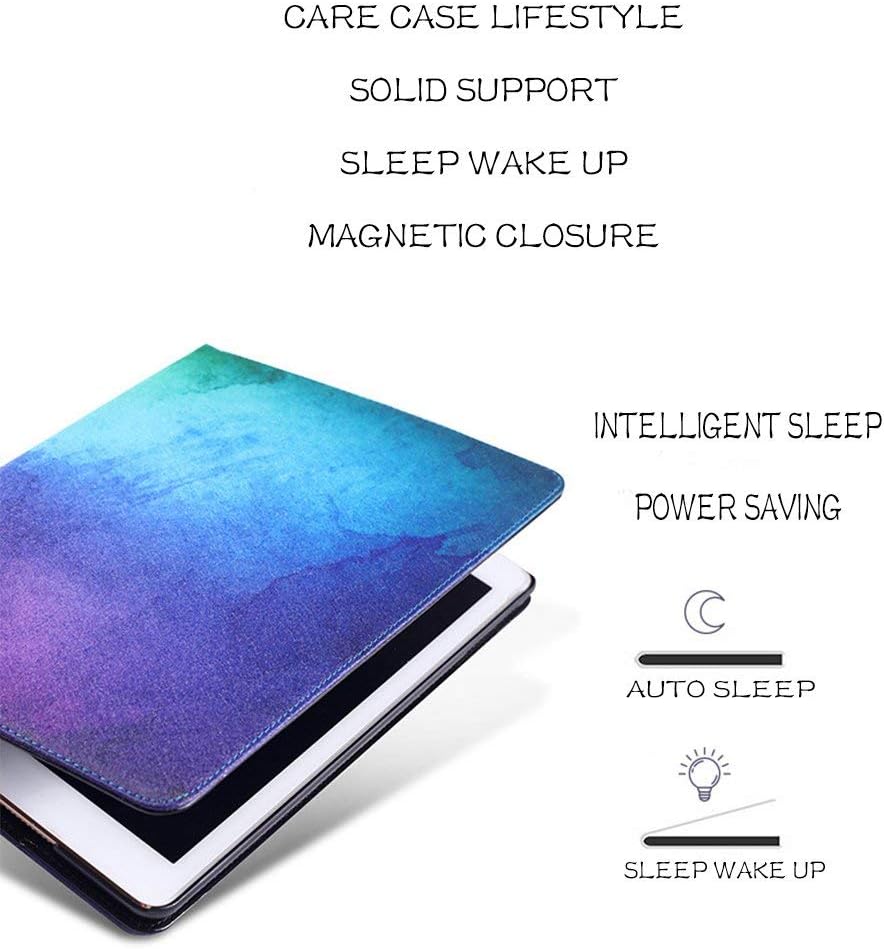 FS FANSONG iPad 9 Case 8th iPad Cover (10.2-Inch 2021/2020/2019) Rainbow for Kids Case iPad 9th / 7th Generation 8 Leather Smart Cover Universal iPad 10.2" Auto Wake/Sleep with Stand Multicolored…