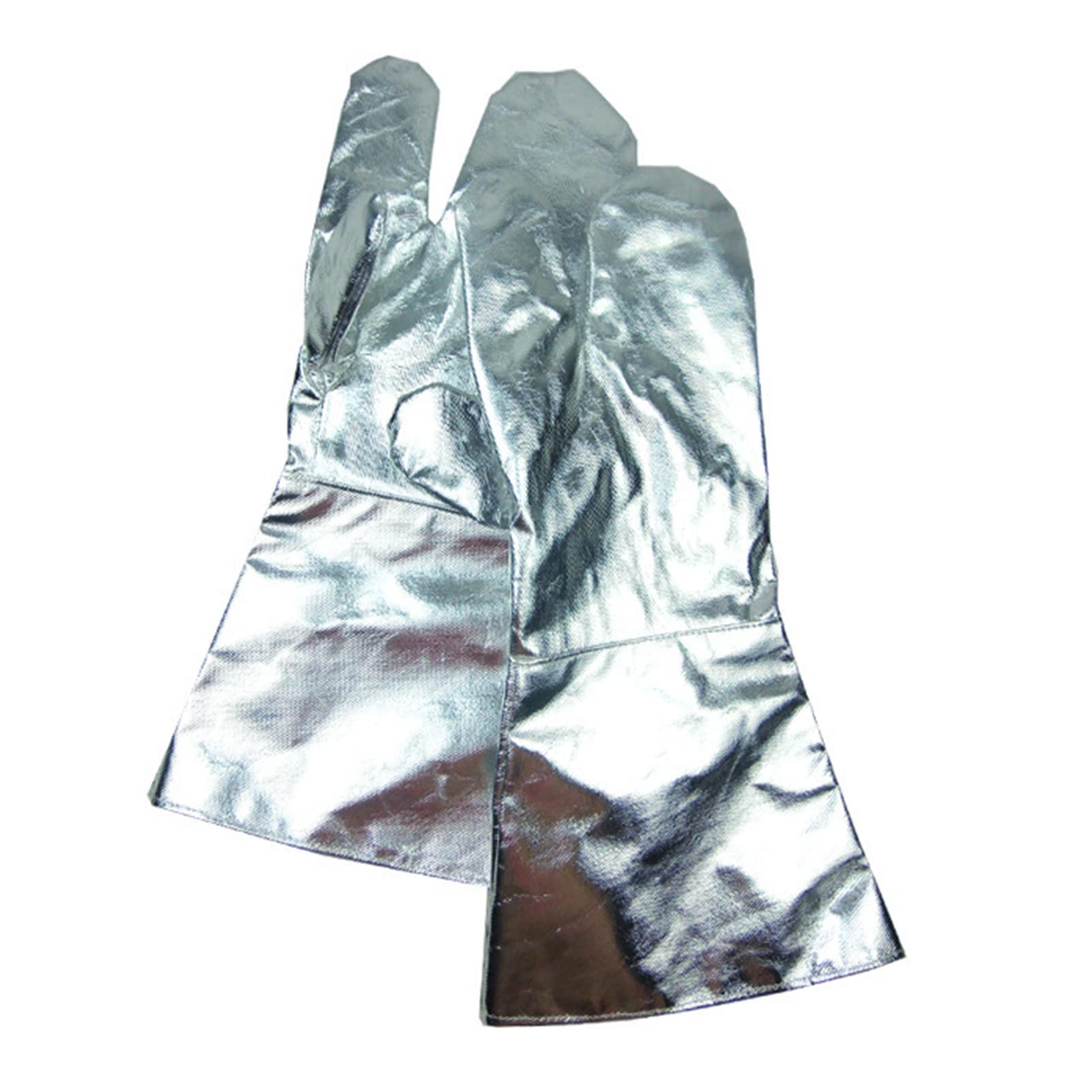 PIWINE Gartenhandschuhe, schnittfeste Handschuhe, feuerfeste Handschuhe, DREI-Finger-Aluminiumfolie-isolierte Handschuhe, hochtemperaturbeständige Handschuhe, Grillhandschuhe, Schweißhandschuhe