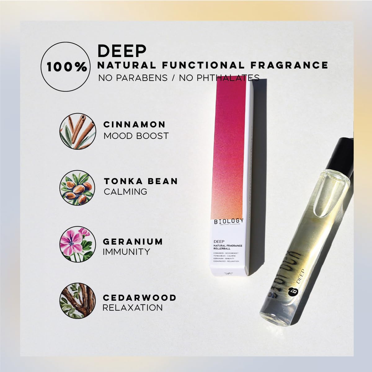 Biology Natural Fragrance DISCOVERY SET - Clean Perfume Oil Sampler – 6 x 2ml vials - 100% Natural, Alcohol-Free Fragrances - Image 8