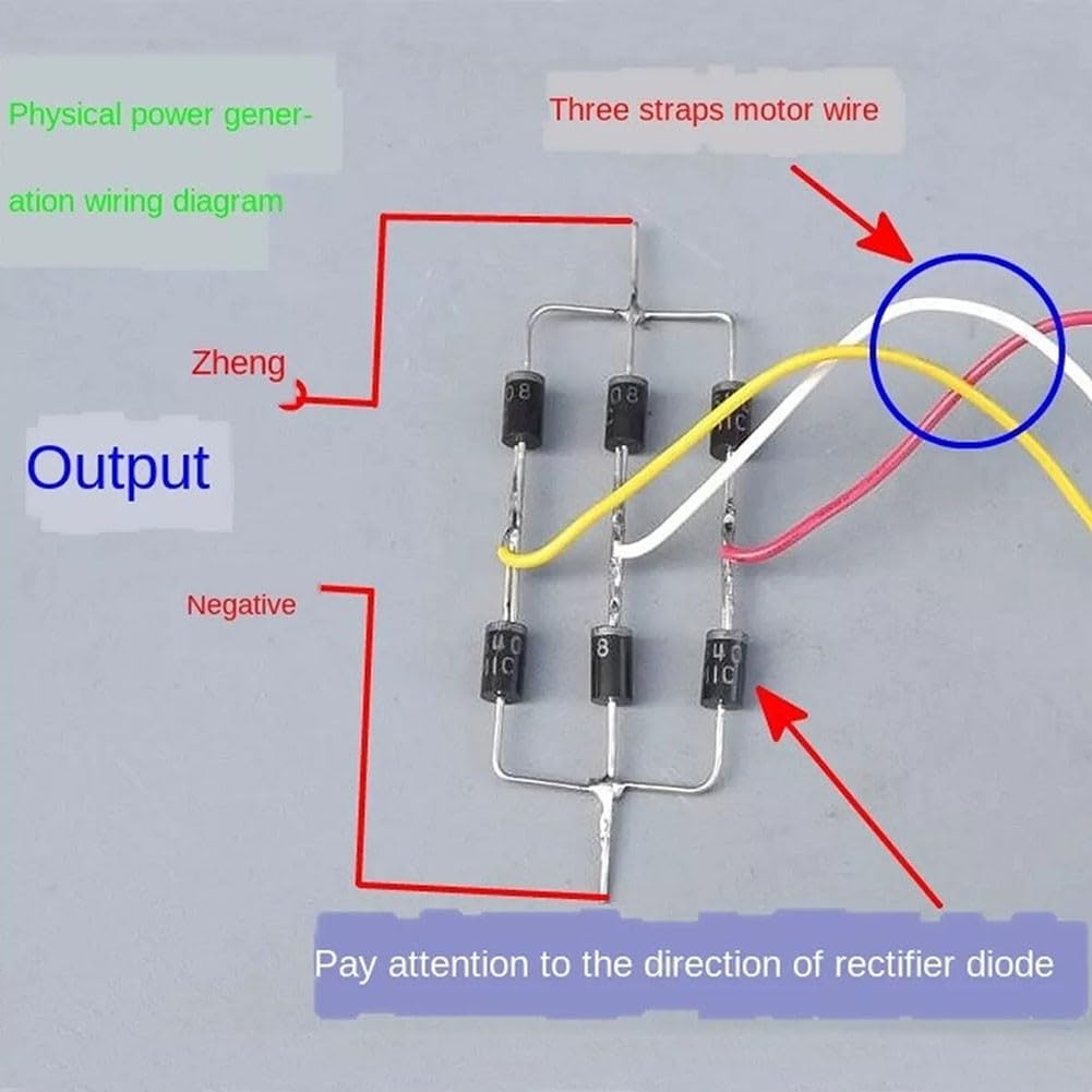 Przenośny generator prądu obrotowego 200 W z bezszczotkowym silnikiem i magnesem trwałym (nowy)